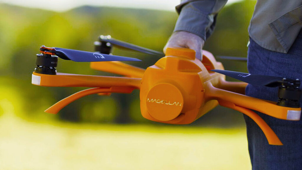 Magellan drone in the field