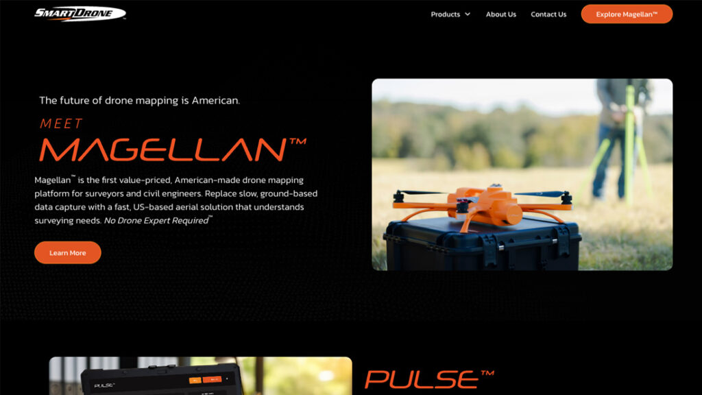 Smartdrone homepage