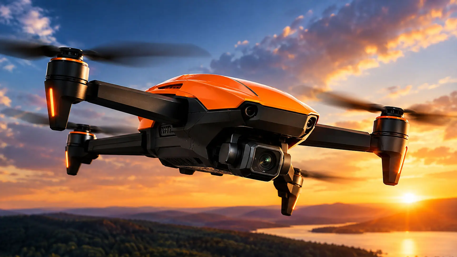 Hero image of a drone
